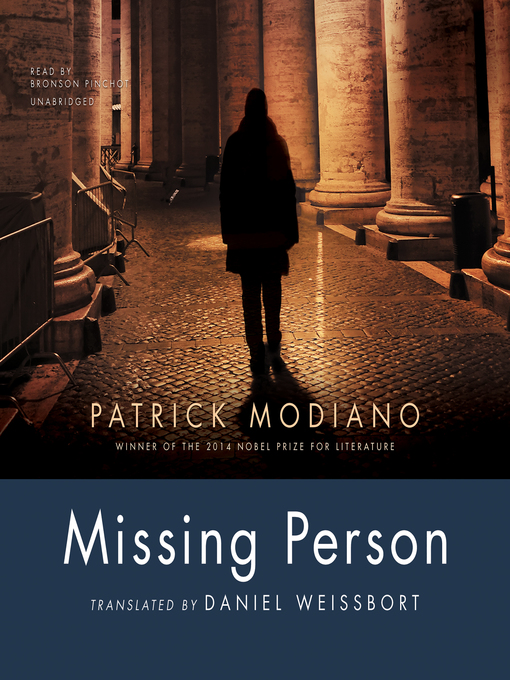 Title details for Missing Person by Patrick Modiano - Wait list